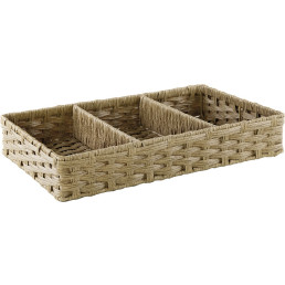 Besteckkorb GN 1/1, beige, Polyrattan