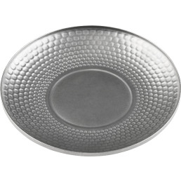 Edelstahlserie "Yoko" Teller flach, hammerschlag Ø 20cm