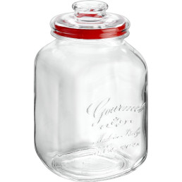 Vorratsglas "Country Gourmet" eckig mit Glasdeckel ø 10 cm 3,1 l