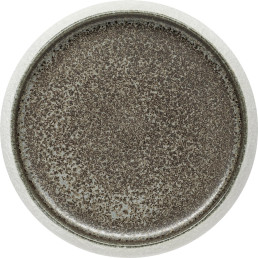 Porzellan Serie "Samoa" grau Teller flach Ø19cm
