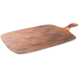 Porzellanserie "Wood Design" Alumina Platte mit Griff 42x23 cm