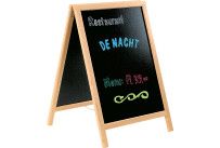 Standtafel doppelseitig natur