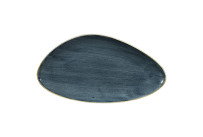 Stonecast, Teller Chefs dreieckig 356 x 188 mm Blueberry