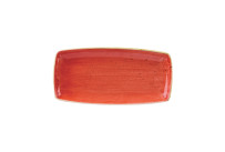 Stonecast, Teller rechteckig 295 x 140 mm Berry Red