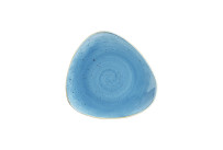 Stonecast, Teller dreieckig 192 x 192 mm Cornflower Blue