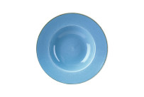 Stonecast, Teller tief mit breiter Fahne Profile ø 280 mm / 0,47 l Cornflower Blue