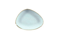 Stonecast, Teller Chefs dreieckig 265 x 205 mm Duck Egg Blue