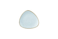 Stonecast, Teller Lotus dreieckig ø 192 mm Duck Egg Blue
