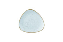 Stonecast, Teller Lotus dreieckig ø 229 mm Duck Egg Blue