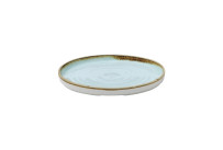 Stonecast, Teller Chefs flach mit Steilrand ø 210 mm Duck Egg Blue