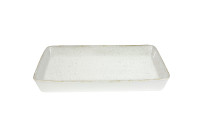 Stonecast, Auflaufform rechteckig 530 x 325 x 62 mm Barley White