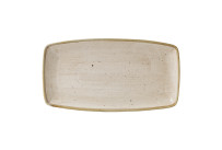 Stonecast, Teller rechteckig 345 x 185 mm Nutmeg Cream