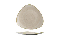 Stonecast, Teller Lotus dreieckig ø 265 mm Nutmeg Cream