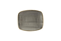 Stonecast, Teller Chefs rechteckig 237 x 157 mm Peppercorn Grey