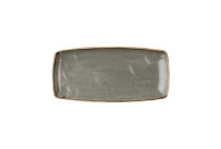 Stonecast, Teller rechteckig 295 x 140 mm Peppercorn Grey
