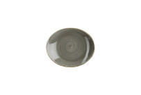 Stonecast, Coupeteller Orbit oval 192 x 160 mm Peppercorn Grey