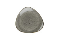 Stonecast, Teller Lotus dreieckig 265 mm Peppercorn Grey