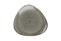 Stonecast, Teller Lotus dreieckig 311 mm Peppercorn Grey