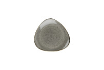 Stonecast, Teller Lotus dreieckig 192 mm Peppercorn Grey