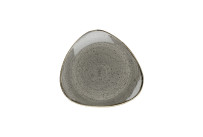 Stonecast, Teller Lotus dreieckig 229 mm Peppercorn Grey
