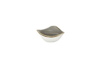 Stonecast, Bowl Lotus dreieckig 153 mm / 0,26 l Peppercorn Grey