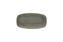 Stonecast, Teller Chefs rechteckig 269 x 127 mm Peppercorn Grey