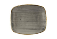 Stonecast, Teller Chefs rechteckig 355 x 189 mm Peppercorn Grey