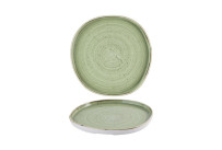 Stonecast, Teller flach mit Steilrand Organic ø 210 mm Sage Green