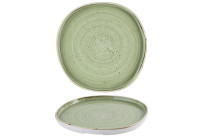 Stonecast, Teller flach mit Steilrand Organic ø 255 mm Sage Green