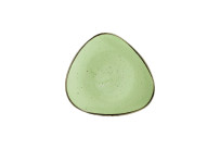 Stonecast, Teller flach dreieckig ø 229 mm Sage Green