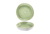 Stonecast, Teller tief mit Steilrand Organic ø 200 mm Sage Green