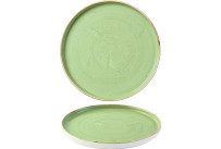 Stonecast, Teller flach mit Steilrand Organic ø 260 mm Sage Green