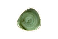 Stonecast, Teller Lotus dreieckig 229 mm Samphire Green