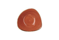 Stonecast, Bowl Lotus dreieckig 235 mm / 0,60 l Spiced Orange