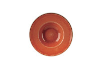 Stonecast, Teller tief mit breiter Fahne Profile ø 240 mm / 0,28 l Spiced Orange