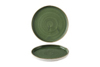 Stonecast, Teller flach mit Steilrand 210 mm Sorrel Green