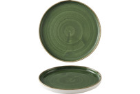 Stonecast, Teller flach mit Steilrand 260 mm Sorrel Green