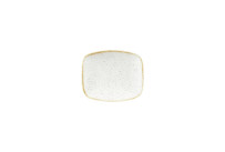 Stonecast, Teller Chefs rechteckig 154 x 126 mm Barley White