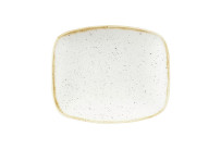 Stonecast, Teller Chefs rechteckig 300 x 199 mm Barley White