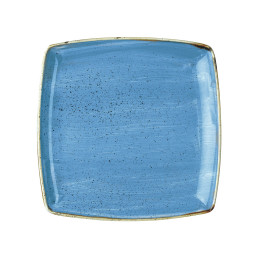 Stonecast, Teller tief quadratisch 268 x 268 mm Cornflower Blue