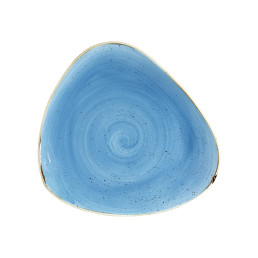 Stonecast, Teller dreieckig 265 x 265 mm Cornflower Blue