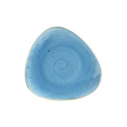 Stonecast, Teller dreieckig 192 x 192 mm Cornflower Blue