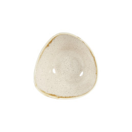 Stonecast, Bowl Lotus dreieckig ø 185 mm / 0,37 l Nutmeg Cream