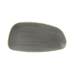 Stonecast, Teller Chefs Geo 300 x 155 mm Peppercorn Grey