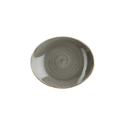 Stonecast, Coupeteller Orbit oval 192 x 160 mm Peppercorn Grey