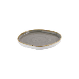 Stonecast, Teller flach mit Steilrand Organic ø 210 mm Peppercorn Grey