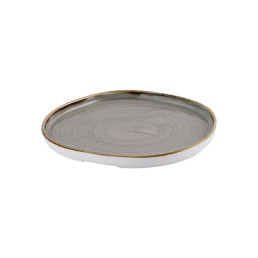 Stonecast, Teller flach mit Steilrand Organic ø 255 mm Peppercorn Grey