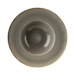 Stonecast, Teller tief mit breiter Fahne Profile ø 240 mm / 0,28 l Peppercorn Grey