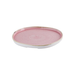 Stonecast, Teller flach mit Steilrand Organic ø 255 mm Petal Pink