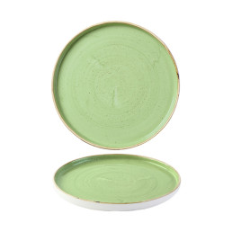 Stonecast, Teller flach mit Steilrand Organic ø 210 mm Sage Green